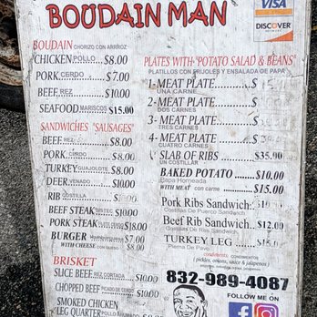 The Bookity Bookity Boudain Man - Menu - Barbeque Near Me The Bookity Bookity Boudain Man - Menu - Barbeque Near Me