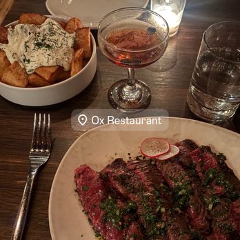Ox - Skirt steak 10oz & russet potatoes - Argentine Near Me - Portland, Oregon Ox - Skirt steak 10oz & russet potatoes - Argentine Near Me - Portland, Oregon