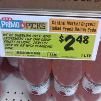 H-E-B - The sign is here, but where is the peach bellini? Is it 2 much 2 ask? Now my second choice the pink grapefruit is missing, why? - Grocery Near Me - Missouri City, Texas