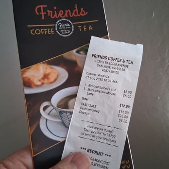 Friends Coffee & Tea - Coffee & Tea Near Me - San Jose, California