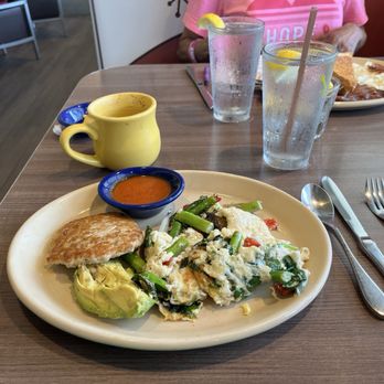 Snooze, an A.M. Eatery - Egg White Garden Harvest Omelet* The omelette was excellent, the avocados were fresh, and the chicken sausage was grilled perfectly. - Breakfast & Brunch Near Me - Houston, Texas Snooze, an A.M. Eatery - Egg White Garden Harvest Omelet* The omelette was excellent, the avocados were fresh, and the chicken sausage was grilled perfectly. - Breakfast & Brunch Near Me - Houston, Texas