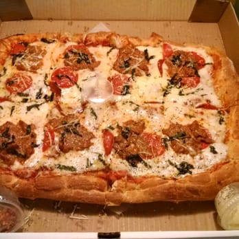 Ruffrano's Hell's Kitchen Pizza - Home and ready to eat the Sicilian with spicy Italian sausage and pepperoni - Pizza Near Me - Manitou Springs, Colorado Ruffrano's Hell's Kitchen Pizza - Home and ready to eat the Sicilian with spicy Italian sausage and pepperoni - Pizza Near Me - Manitou Springs, Colorado