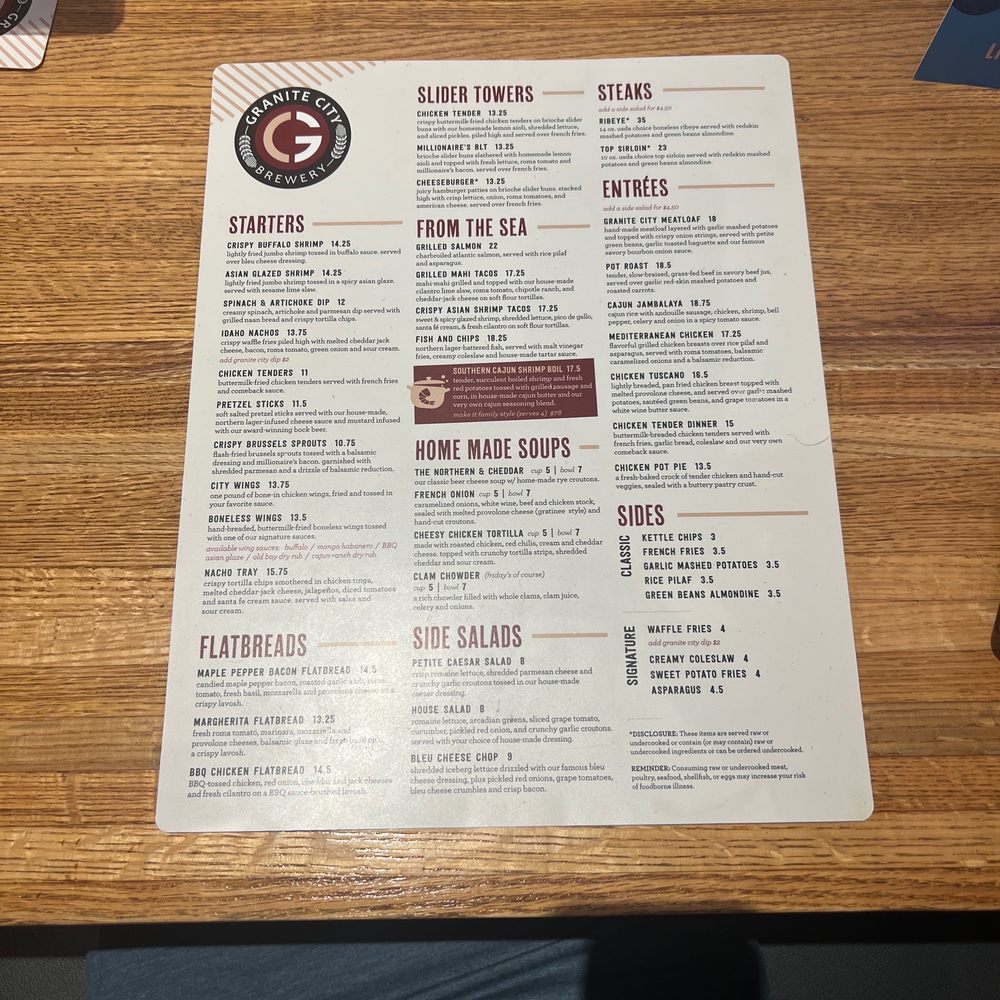 Menu Menu