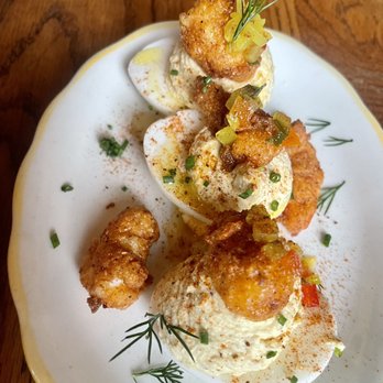 La Lucha - Deviled eggs! Yum! - Seafood Near Me - Houston, Texas La Lucha - Deviled eggs! Yum! - Seafood Near Me - Houston, Texas