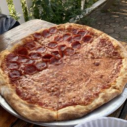 Half pepperoni pizza!
