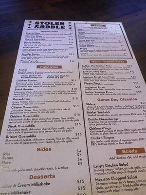 Menu photo 2 Stolen Saddle Chicago, IL