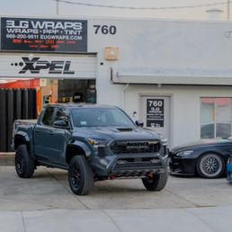 Exterior outside entrance of EUG Wraps - Full gloss PPF, ceramic coating and window tint. - Santa Clara, California Exterior outside entrance of EUG Wraps - Full gloss PPF, ceramic coating and window tint. - Santa Clara, California