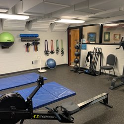 Iredell County Recreation Center - Stretching and floor work area.