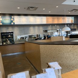 the counter area
