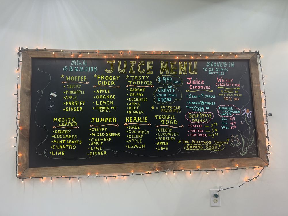 Food from Fruitful Frog Market & Organic Juicery