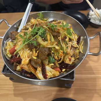 Qiwei Kitchen - Spicy beef dry pot - Chinese Near Me - Rowland Heights, California