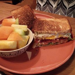 Breakfast BLT with Fruit Breakfast BLT with Fruit