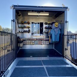 Back of trailer where you place order