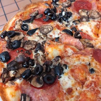 Cicero's Pizza - Half Cicero's Special, half cheese - Pizza Near Me - San Jose, California