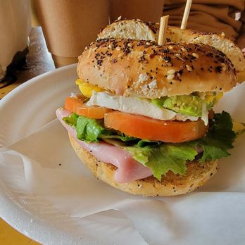 Fresh Roast - Coffee lover and ham bagel sandwich. - Coffee & Tea Near Me - San Gabriel, California Fresh Roast - Coffee lover and ham bagel sandwich. - Coffee & Tea Near Me - San Gabriel, California