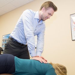 Chiropractic Company of Greenfield - Dion upper back adjustment
