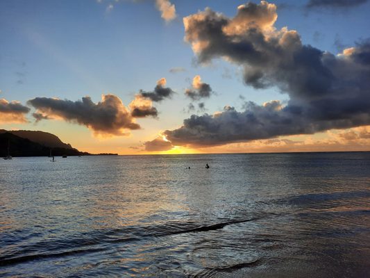 Hanalei Beach by null