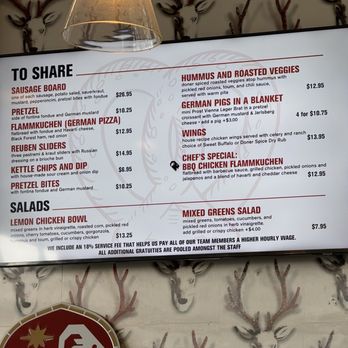 Prost Brewing - Menu pic 1/2 - Breweries Near Me - Denver, Colorado