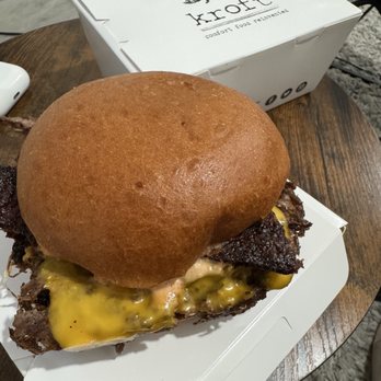 The Kroft - Wagyu Smash Burger w/ candied bacon - Burgers Near Me - Rancho Cucamonga, California The Kroft - Wagyu Smash Burger w/ candied bacon - Burgers Near Me - Rancho Cucamonga, California
