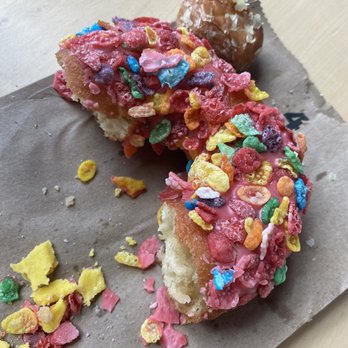 The Donut Kitchen - Fruity pebbles donut - Donuts Near Me - McKinney, Texas The Donut Kitchen - Fruity pebbles donut - Donuts Near Me - McKinney, Texas