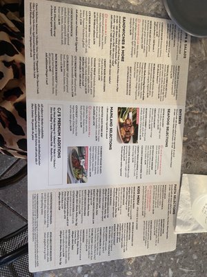 Menu photo 8 CJ's on the Bay Marco Island, FL