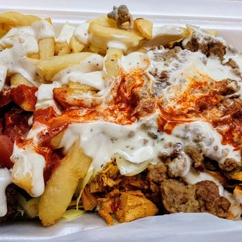 28th & Madison Halal Stand - Combo over Salad - Food Trucks Near Me - New York, New York 28th & Madison Halal Stand - Combo over Salad - Food Trucks Near Me - New York, New York