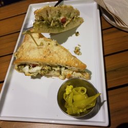 Patxi’s Pizza - Chicken pesto melt $10