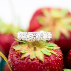Vanscoy Maurer & Bash Diamond Jewelers - Diamond wedding band with strawberries!
