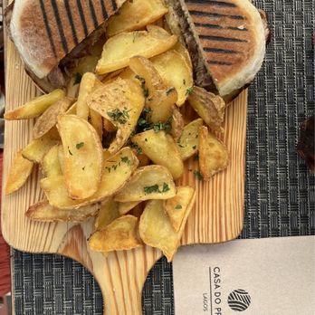 Casa do Prego - This is the best beef sandwich and chips! - Portuguese Near Me - Lagos, 08