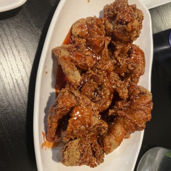 Myungin Dumplings - 17. Sweet & Spicy Fried Chicken - Half - Korean Near Me - Northridge, California Myungin Dumplings - 17. Sweet & Spicy Fried Chicken - Half - Korean Near Me - Northridge, California