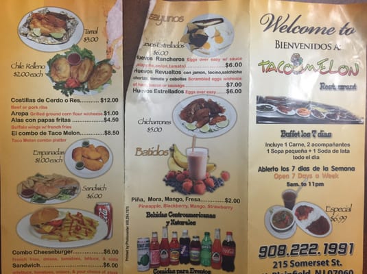 Menu photo 2 Taco Melon North Plainfield, NJ