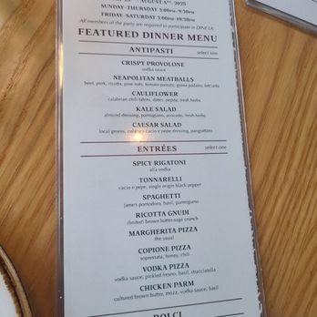 Ospi Venice - Dine LA menu - Italian Near Me - Venice, California