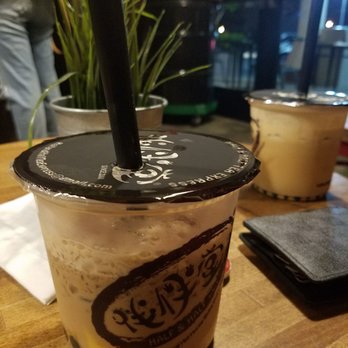 Half and Half Tea Express - Honey milk milk tea w/ pudding and boba. - Coffee & Tea Near Me - Pasadena, California Half and Half Tea Express - Honey milk milk tea w/ pudding and boba. - Coffee & Tea Near Me - Pasadena, California