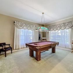 SVDP Thrift Store - Pool table, light and Director chairs.
