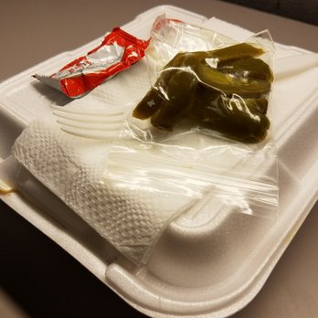 Alex Sandwich - To go container, came with sliced pickled jalapeños - Sandwiches Near Me - Los Angeles, California Alex Sandwich - To go container, came with sliced pickled jalapeños - Sandwiches Near Me - Los Angeles, California
