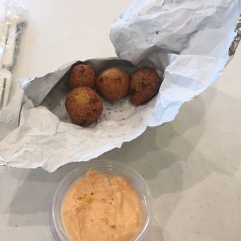 WTFish - Hush puppies and sauce - Food Trucks Near Me WTFish - Hush puppies and sauce - Food Trucks Near Me