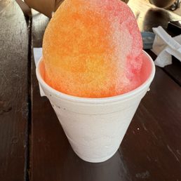 Guava and mango snowcone Guava and mango snowcone