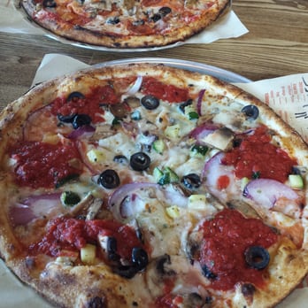 Blaze Pizza - Our first time eating at Blaze. Pizza came out fast and smells delicious :) - Salad Near Me - Tracy, California Blaze Pizza - Our first time eating at Blaze. Pizza came out fast and smells delicious :) - Salad Near Me - Tracy, California