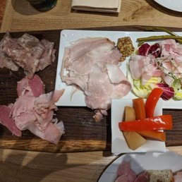 Meat selection appetizer