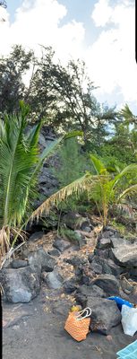 Kehena Black Sand Beach by null