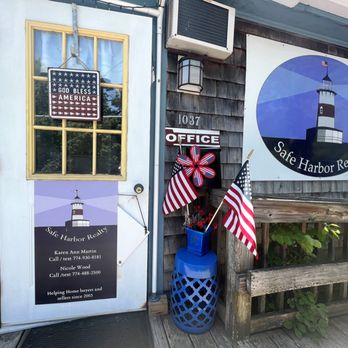 Safe Harbor Realty - Safe Harbor Realty decked out for 4 th of July 1037 Main Rd. Westport, MA 02790 - Real Estate Services Near Me - Westport, Massachusetts