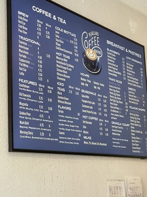 Menu photo 1 Pearland Coffee Roasters Pearland, TX