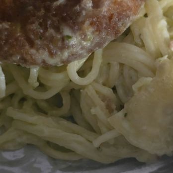 Bastoni - Crabcake on a bed of pasta. - Italian Near Me - Newburgh, Indiana Bastoni - Crabcake on a bed of pasta. - Italian Near Me - Newburgh, Indiana