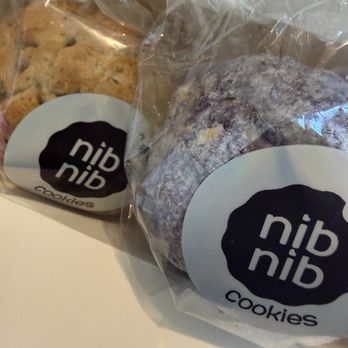 Nib Nib Cookies - Pink pistachio and ube pine nut - Bakeries Near Me - Seattle, Washington Nib Nib Cookies - Pink pistachio and ube pine nut - Bakeries Near Me - Seattle, Washington