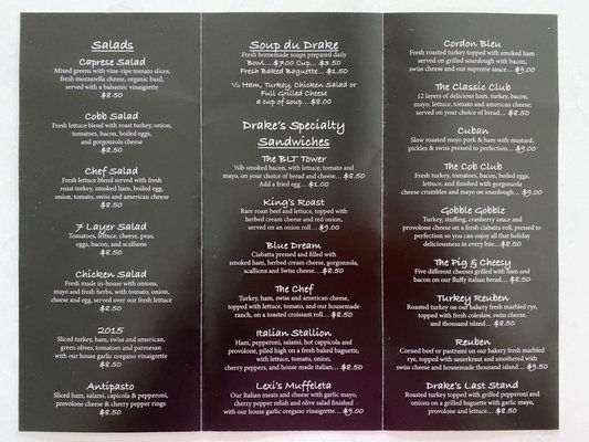 Menu photo 4 Drake's Deli Saint Augustine, FL Menu photo 4 Drake's Deli Saint Augustine, FL