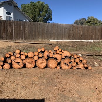 Wilmer’s Tree Service - Eucalyptus tree removed and firewood left for us - Tree Services Near Me Wilmer’s Tree Service - Eucalyptus tree removed and firewood left for us - Tree Services Near Me