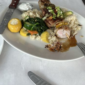 Olive Branch Restaurant - Pork tenderloin kebob - Greek Near Me - Villas, New Jersey Olive Branch Restaurant - Pork tenderloin kebob - Greek Near Me - Villas, New Jersey