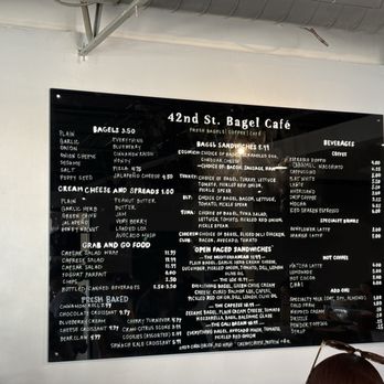 42nd Street Bagel Cafe - Updated menu - Bagels Near Me - Upland, California