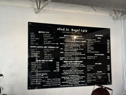 Menu photo 2 42nd Street Bagel Cafe Upland, CA