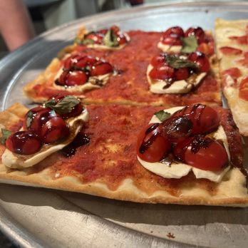 La Galleria - a pizza with tomato sauce and mozzarella - Italian Near Me - Bordentown, New Jersey